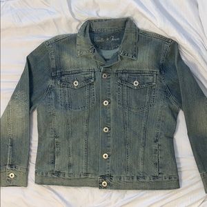NWOT - Embroidered Jean Jacket